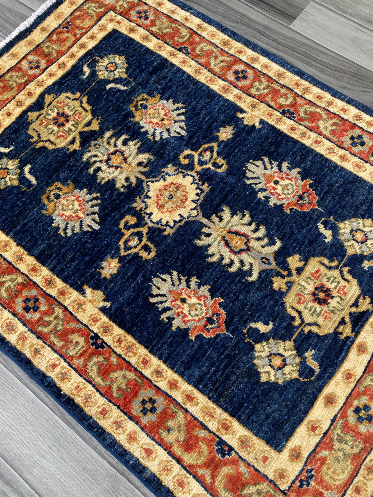 Hand Knotted Chobi Wool Rug | 107 CM x 80 CM SK#380
