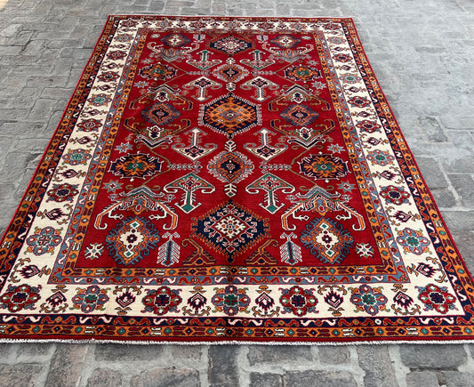 Handmade Traditional Kazak Rug  303 cm x 202 cm KSB#11393