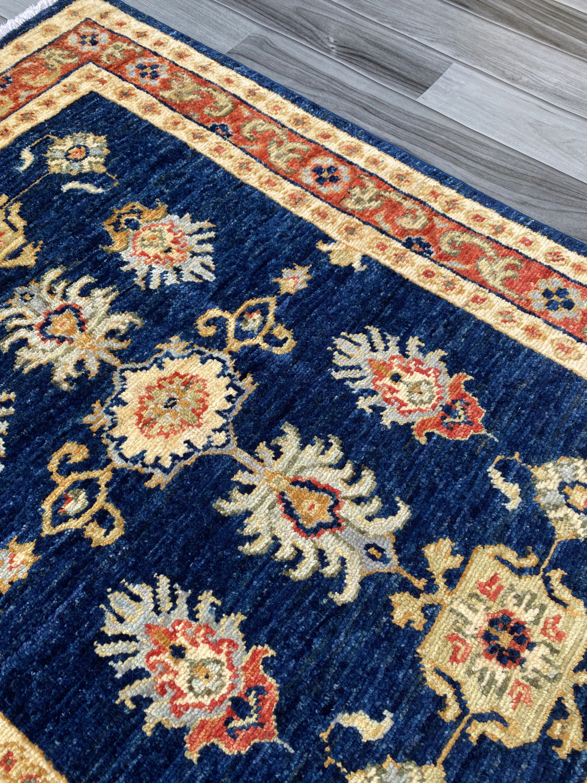 Hand Knotted Chobi Wool Rug | 107 CM x 80 CM SK#380