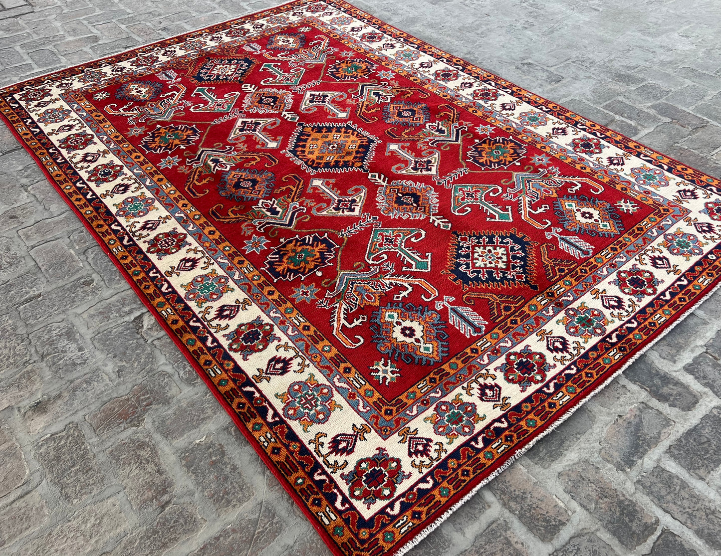 Handmade Traditional Kazak Rug  303 cm x 202 cm KSB#11393