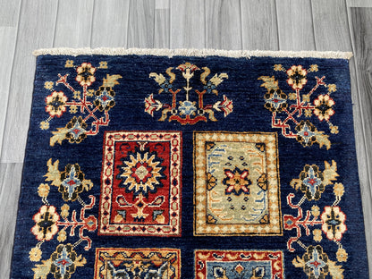 Hand Knotted Chobi Wool Rug | 115 CM x 80 CM SK#383
