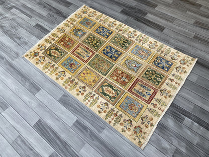 Hand Knotted Chobi Wool Rug | 148 CM x 103 CM SK#385