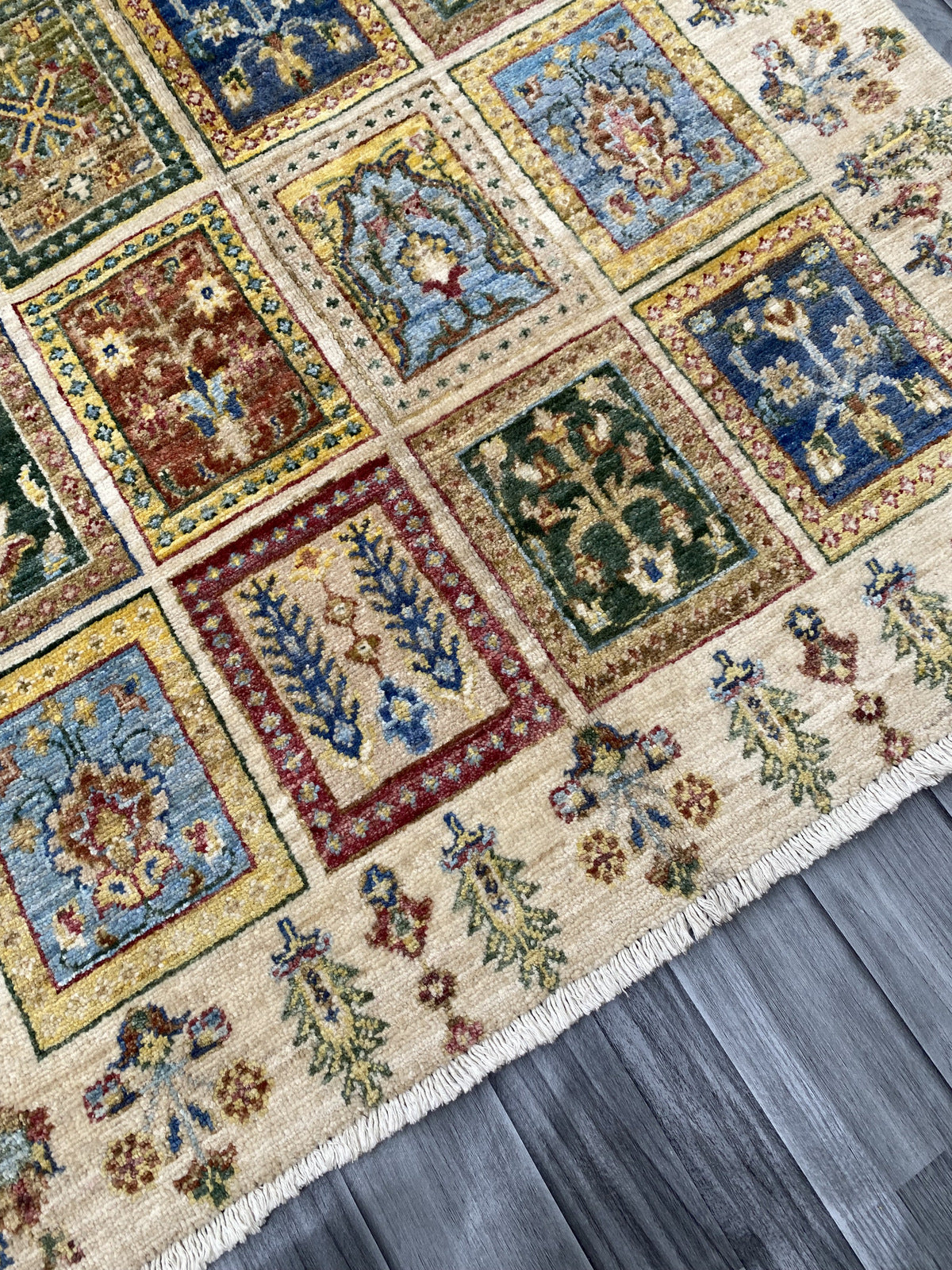 Hand Knotted Chobi Wool Rug | 148 CM x 103 CM SK#385