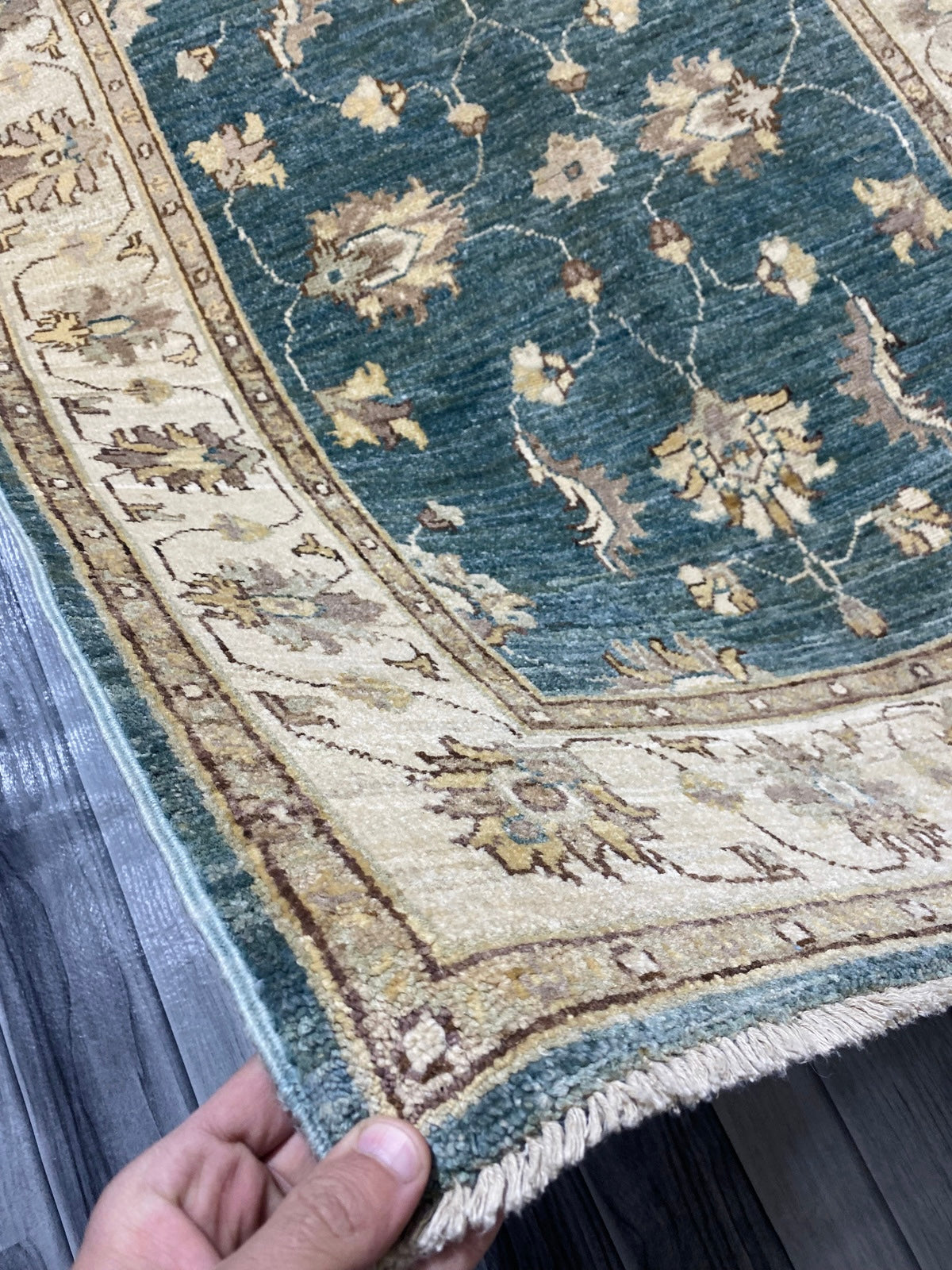 Handmade Fine Quality Chobi Wool Rug  ( 140 CM x 100 CM ) SS#62