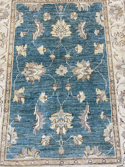 Handmade Fine Quality Chobi Wool Rug  ( 140 CM x 100 CM ) SS#62