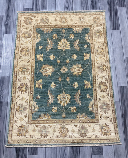Handmade Fine Quality Chobi Wool Rug  ( 140 CM x 100 CM ) SS#62