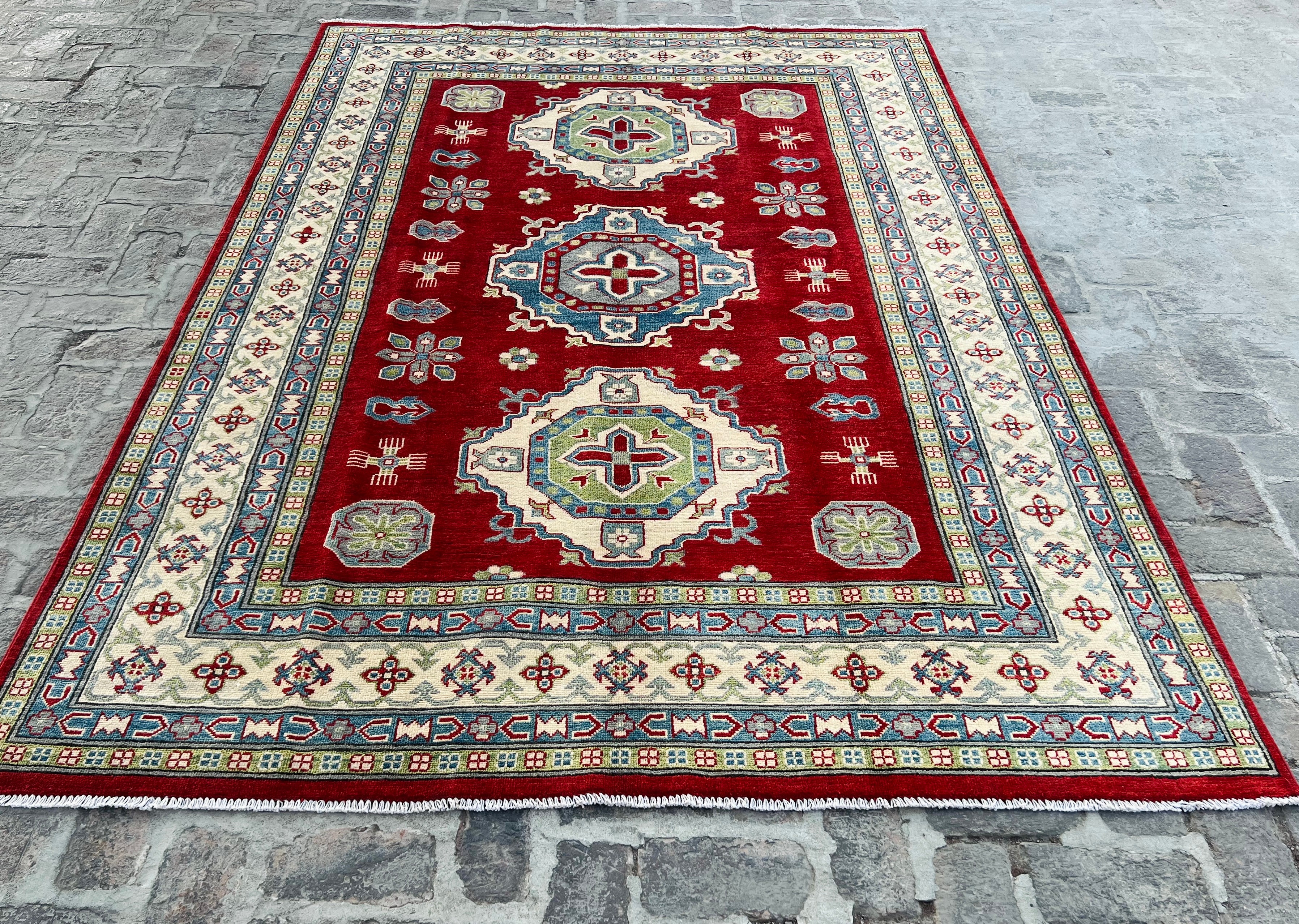Handmade Traditional Kazak Rug  301 cm x 203 cm KSB#12128