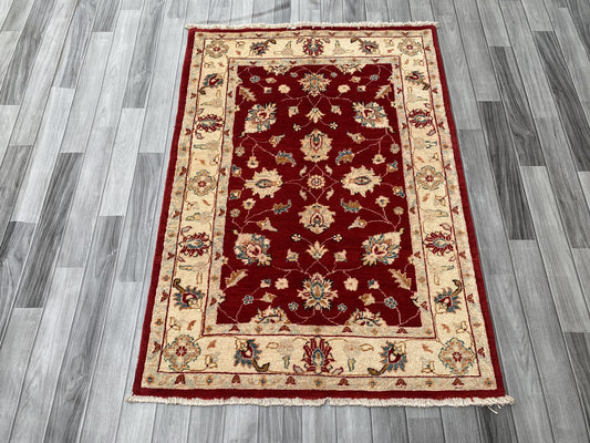 Hand Knotted Chobi Wool Rug | 149 CM x 105 CM SK#389