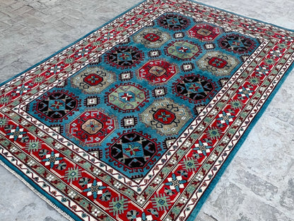 Handmade Traditional Kazak Rug  285 cm x 181 cm KSB#11386