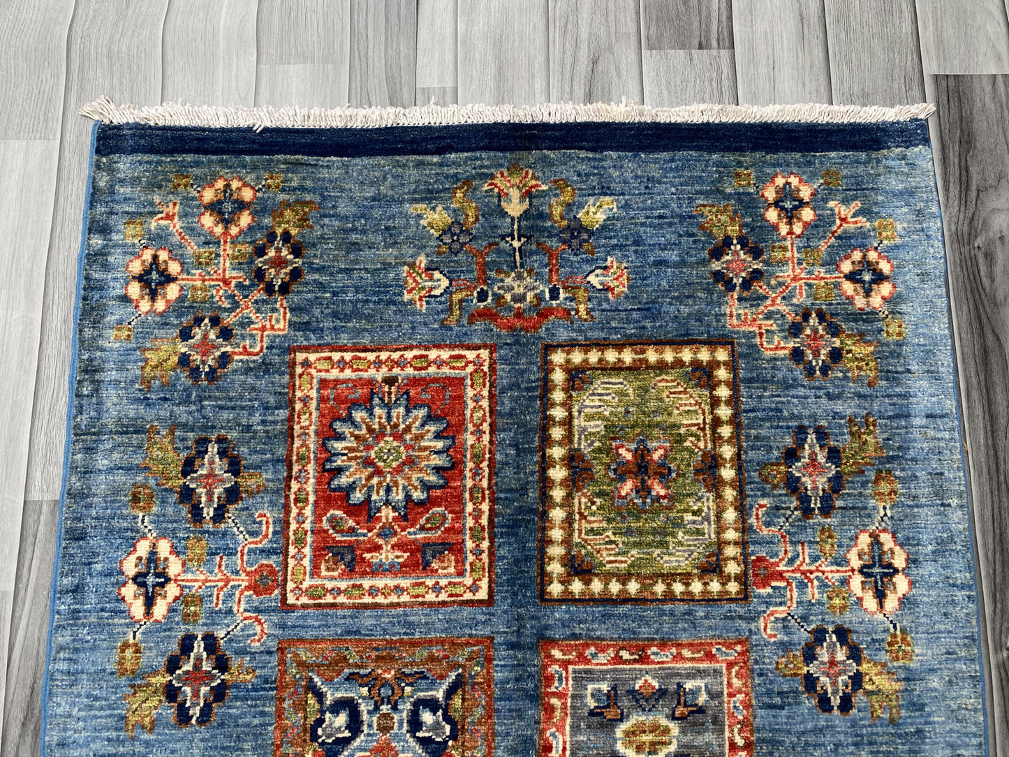 Hand Knotted Chobi Wool Rug | 123 CM x 83 CM SK#390