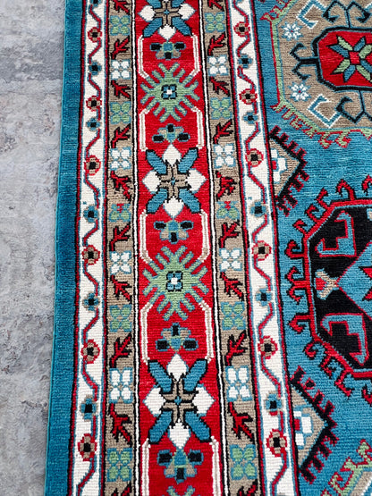 Handmade Traditional Kazak Rug  285 cm x 181 cm KSB#11386