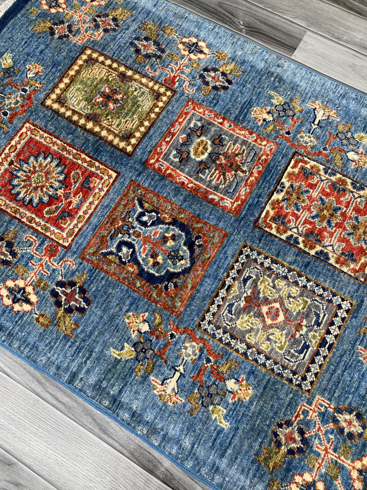 Hand Knotted Chobi Wool Rug | 123 CM x 83 CM SK#390