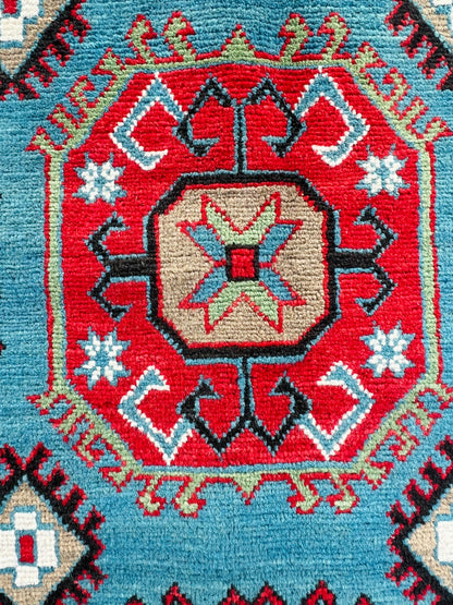 Handmade Traditional Kazak Rug  285 cm x 181 cm KSB#11386