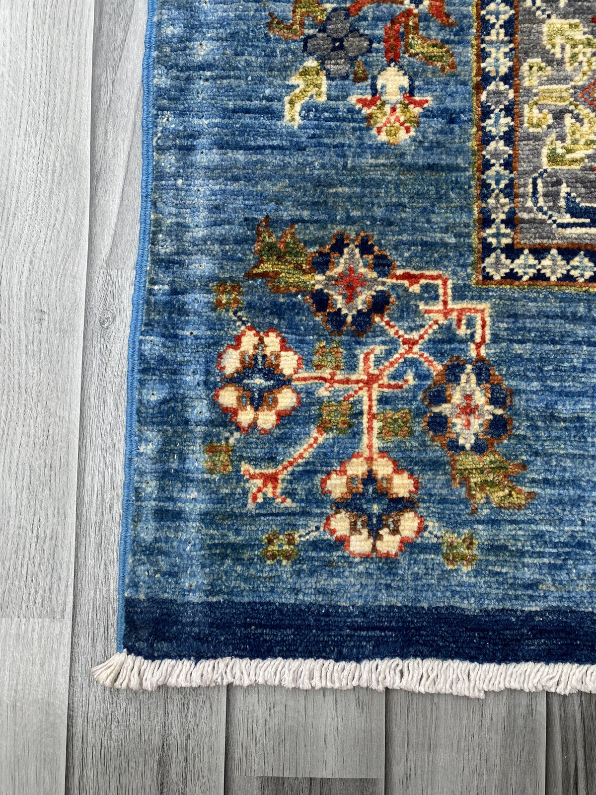 Hand Knotted Chobi Wool Rug | 123 CM x 83 CM SK#390