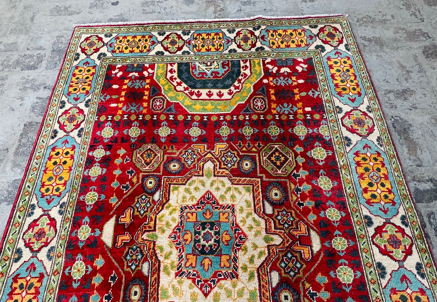 Handmade Traditional Kazak Rug  238 cm x 154 cm KSB#11748