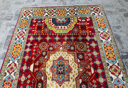 Handmade Traditional Kazak Rug  238 cm x 154 cm KSB#11748