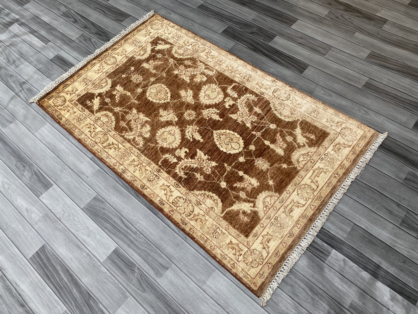Hand Knotted Chobi Wool Rug | 158 CM x 96 CM SK#391