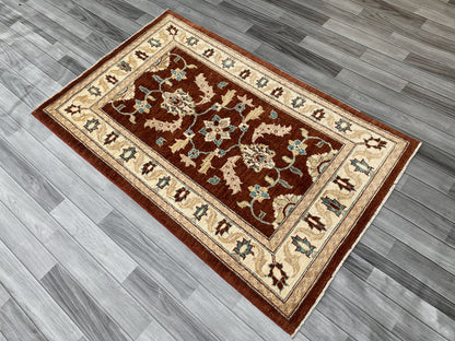 Hand Knotted Chobi Wool Rug | 160 CM x 100 CM SK#392