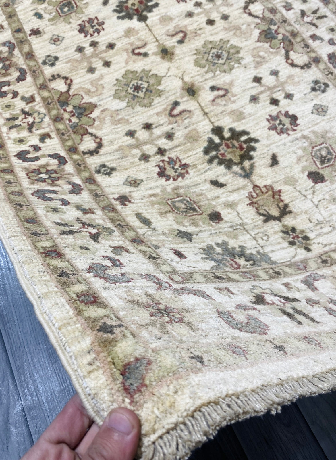 Handmade Fine Quality Chobi Wool Rug  ( 128 CM x 85 CM ) SS#63