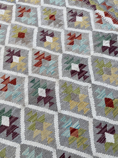 Handmade Flat Weave  Kilim Rug |306 CM x 205 CM KAS#98