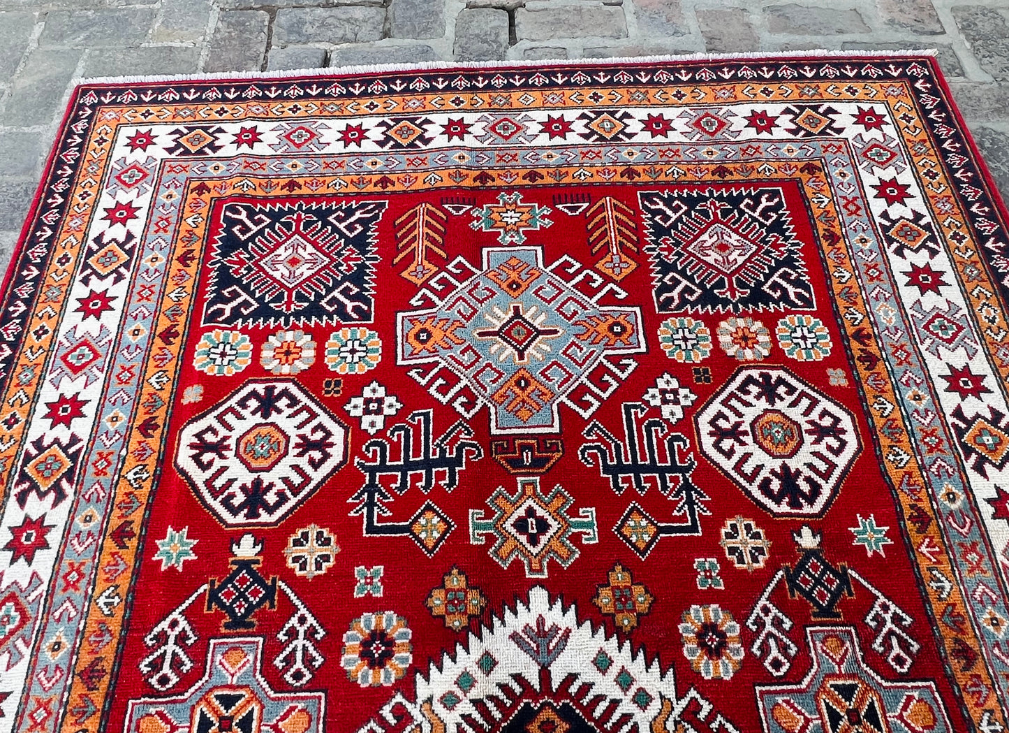 Handmade Traditional Kazak Rug  280 cm x 182 cm KSB#11975