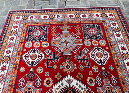Handmade Traditional Kazak Rug  280 cm x 182 cm KSB#11975