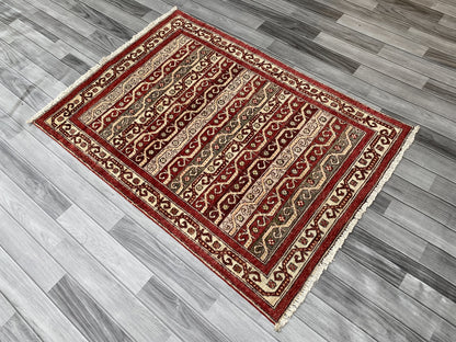 Hand Knotted Chobi Wool Rug | 144 CM x 100 CM SK#393