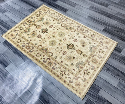 Handmade Fine Quality Chobi Wool Rug  ( 128 CM x 85 CM ) SS#63