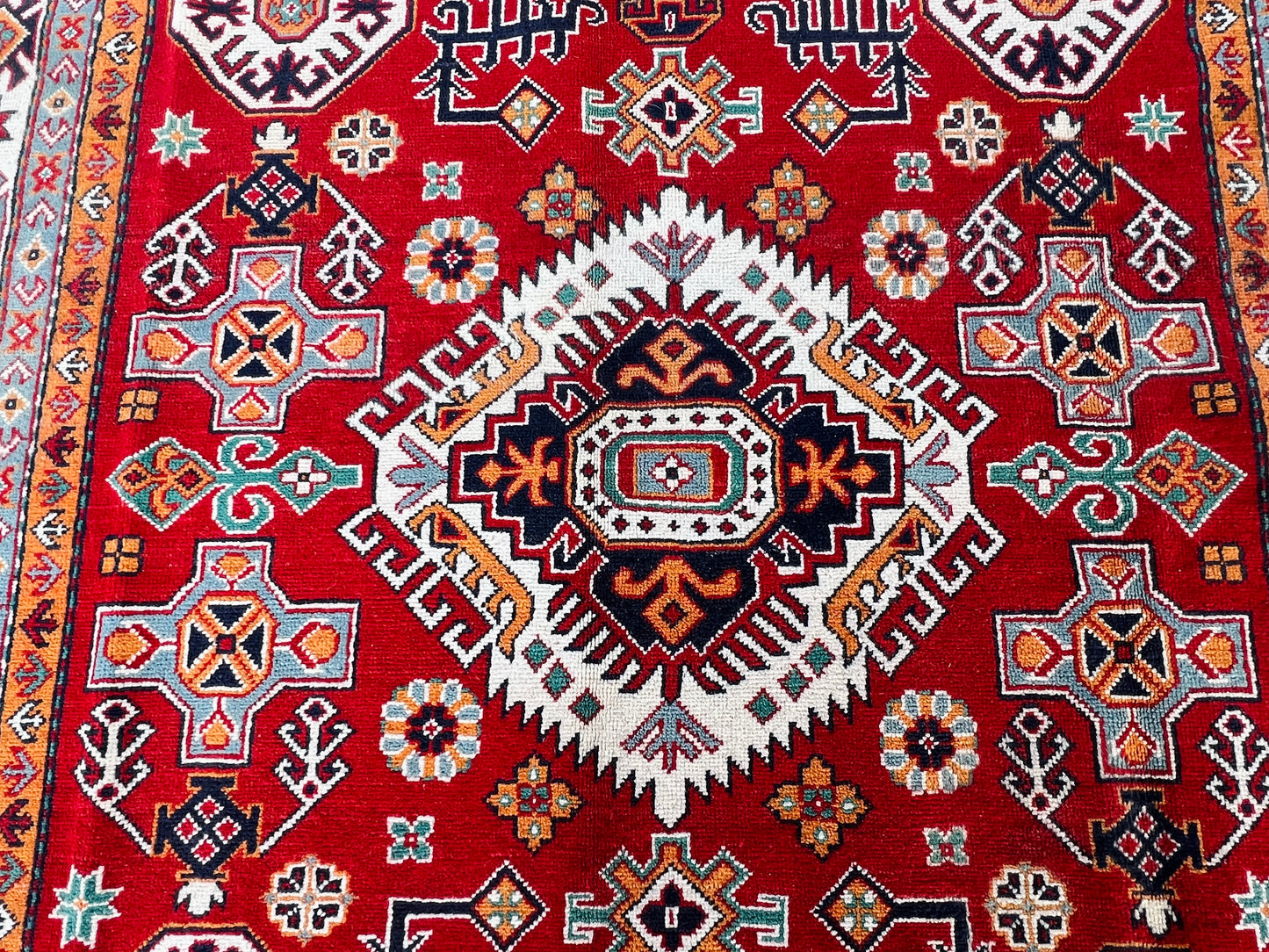 Handmade Traditional Kazak Rug  280 cm x 182 cm KSB#11975
