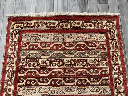 Hand Knotted Chobi Wool Rug | 144 CM x 100 CM SK#393