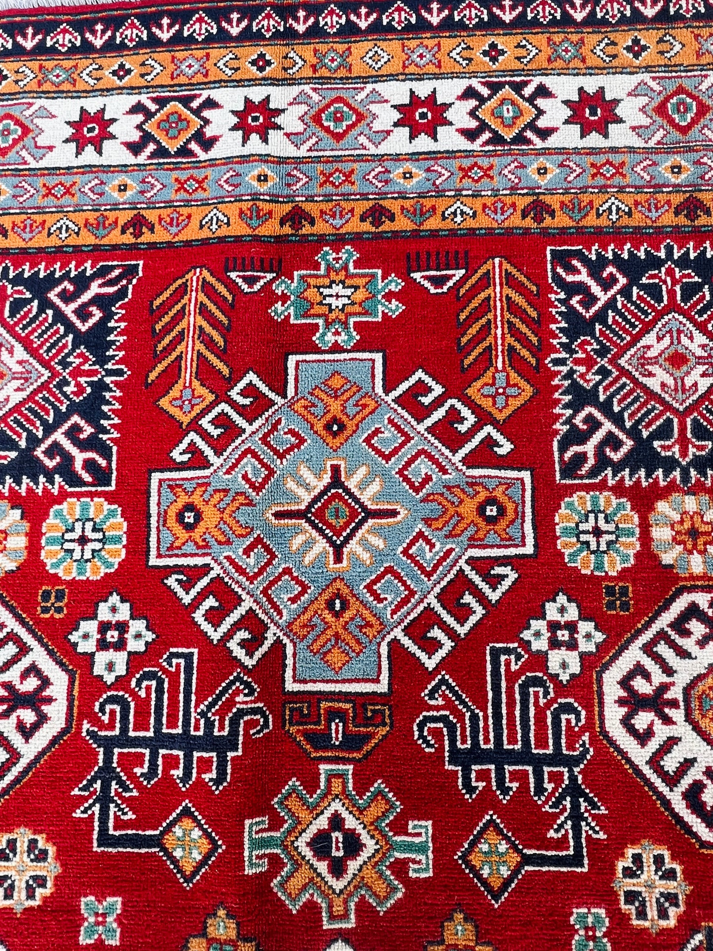 Handmade Traditional Kazak Rug  280 cm x 182 cm KSB#11975