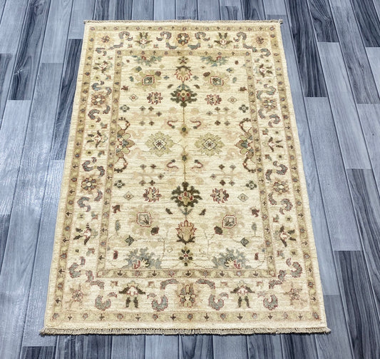 Handmade Fine Quality Chobi Wool Rug  ( 128 CM x 85 CM ) SS#63
