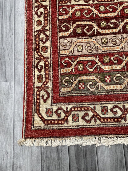 Hand Knotted Chobi Wool Rug | 144 CM x 100 CM SK#393