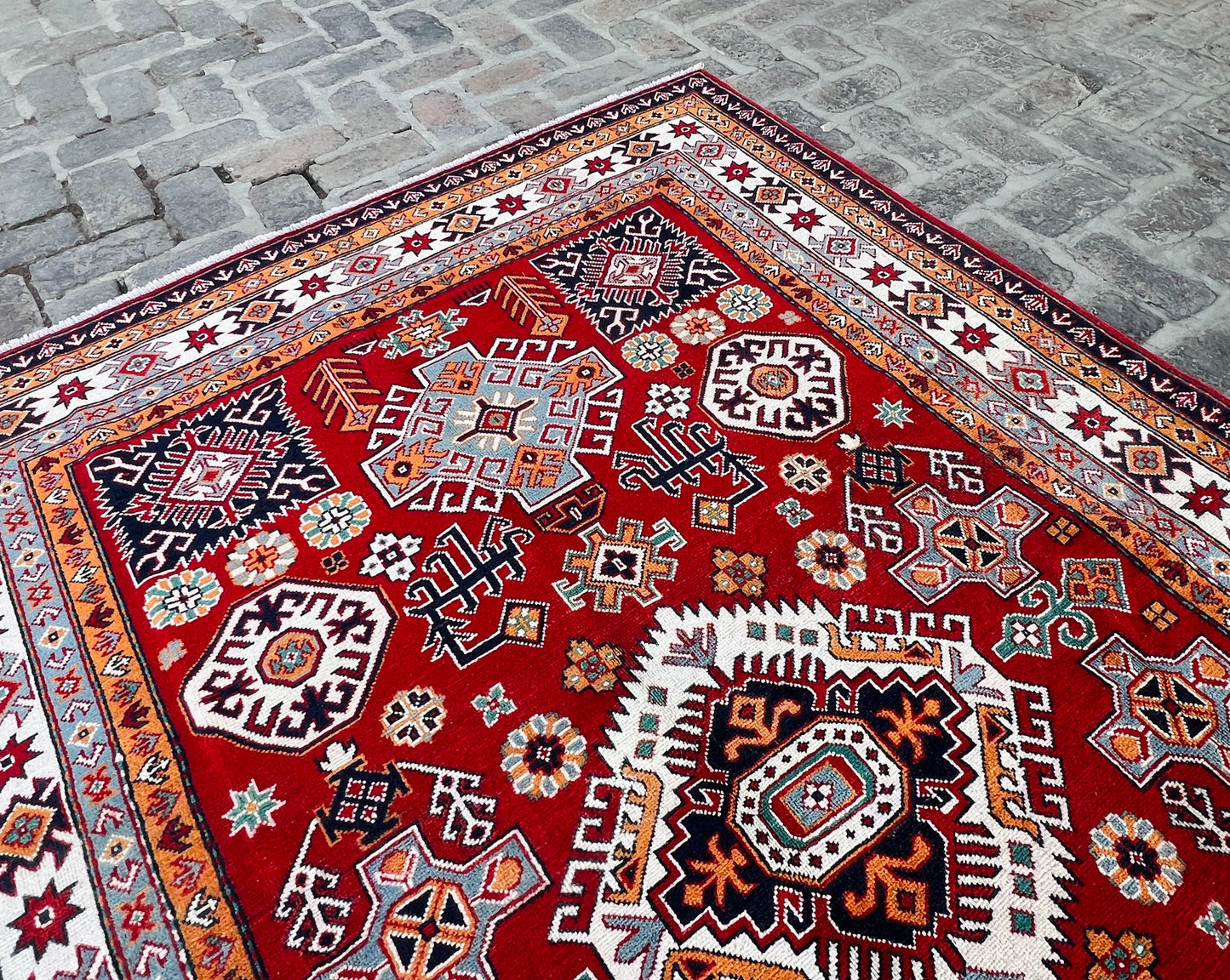 Handmade Traditional Kazak Rug  280 cm x 182 cm KSB#11975
