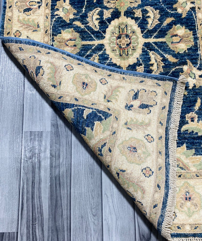 Handmade Fine Quality Chobi Wool Rug  ( 130 CM x 85 CM ) SS#59