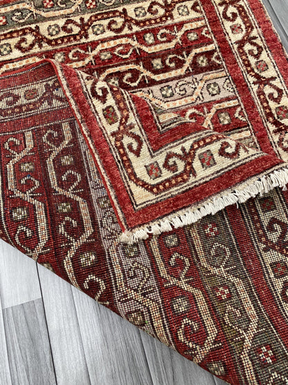 Hand Knotted Chobi Wool Rug | 144 CM x 100 CM SK#393