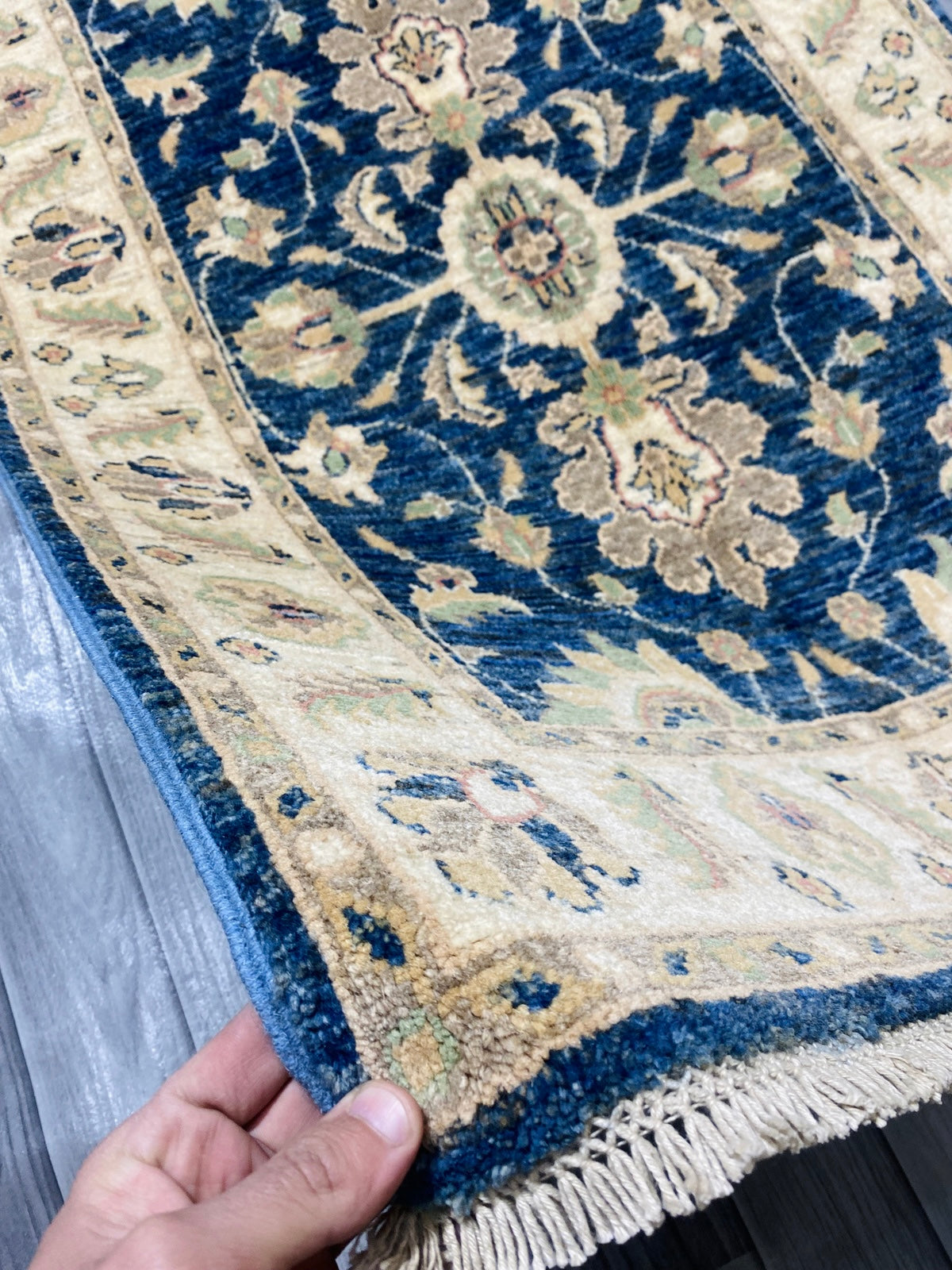 Handmade Fine Quality Chobi Wool Rug  ( 130 CM x 85 CM ) SS#59