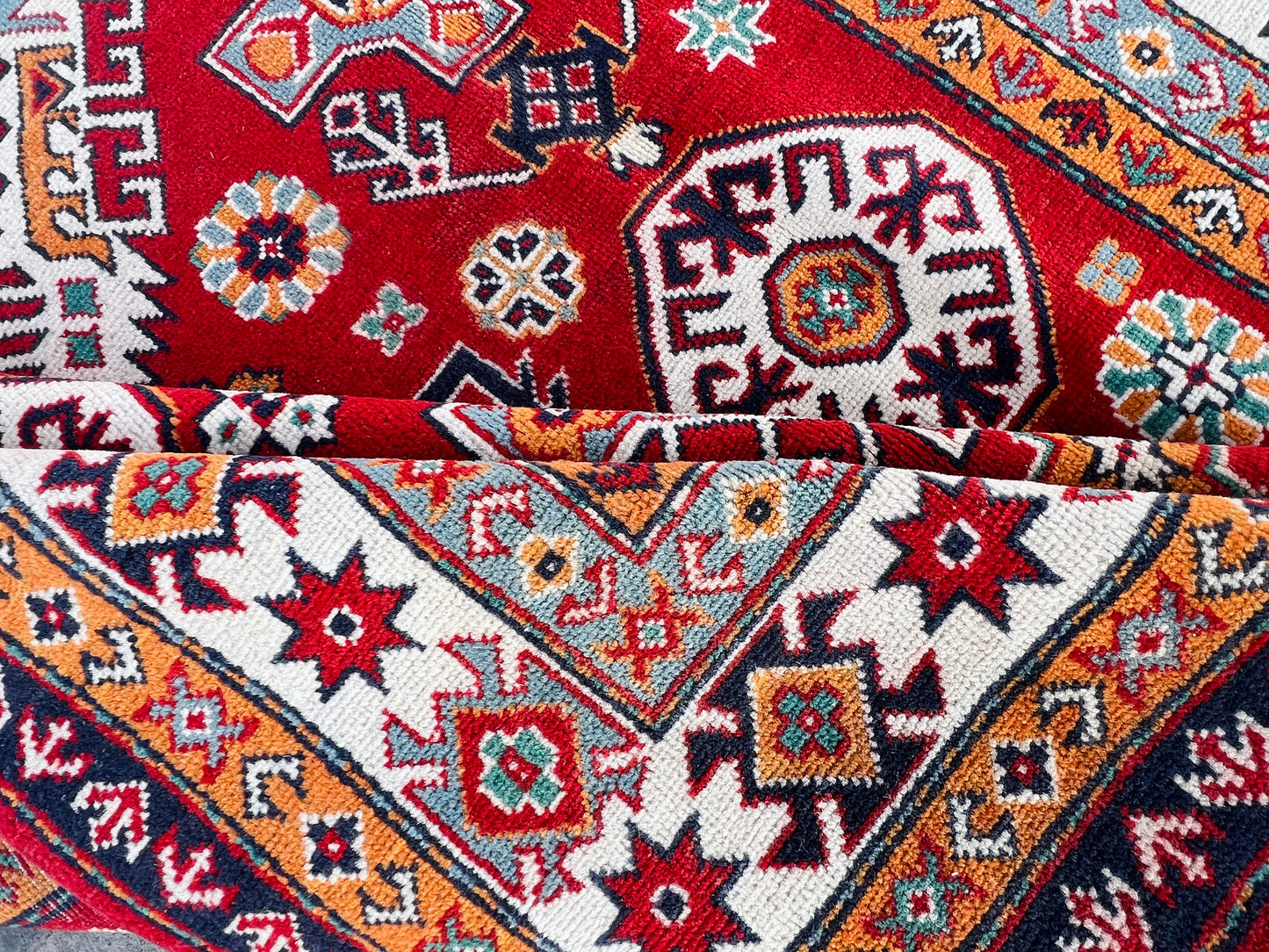 Handmade Traditional Kazak Rug  280 cm x 182 cm KSB#11975