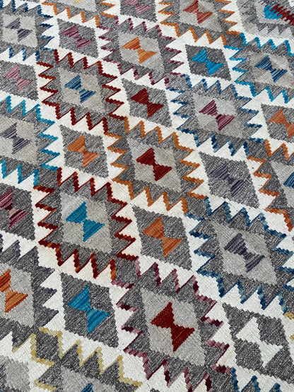 Handmade Flat Weave  Kilim Rug |275 CM x  205 CM KAS#99