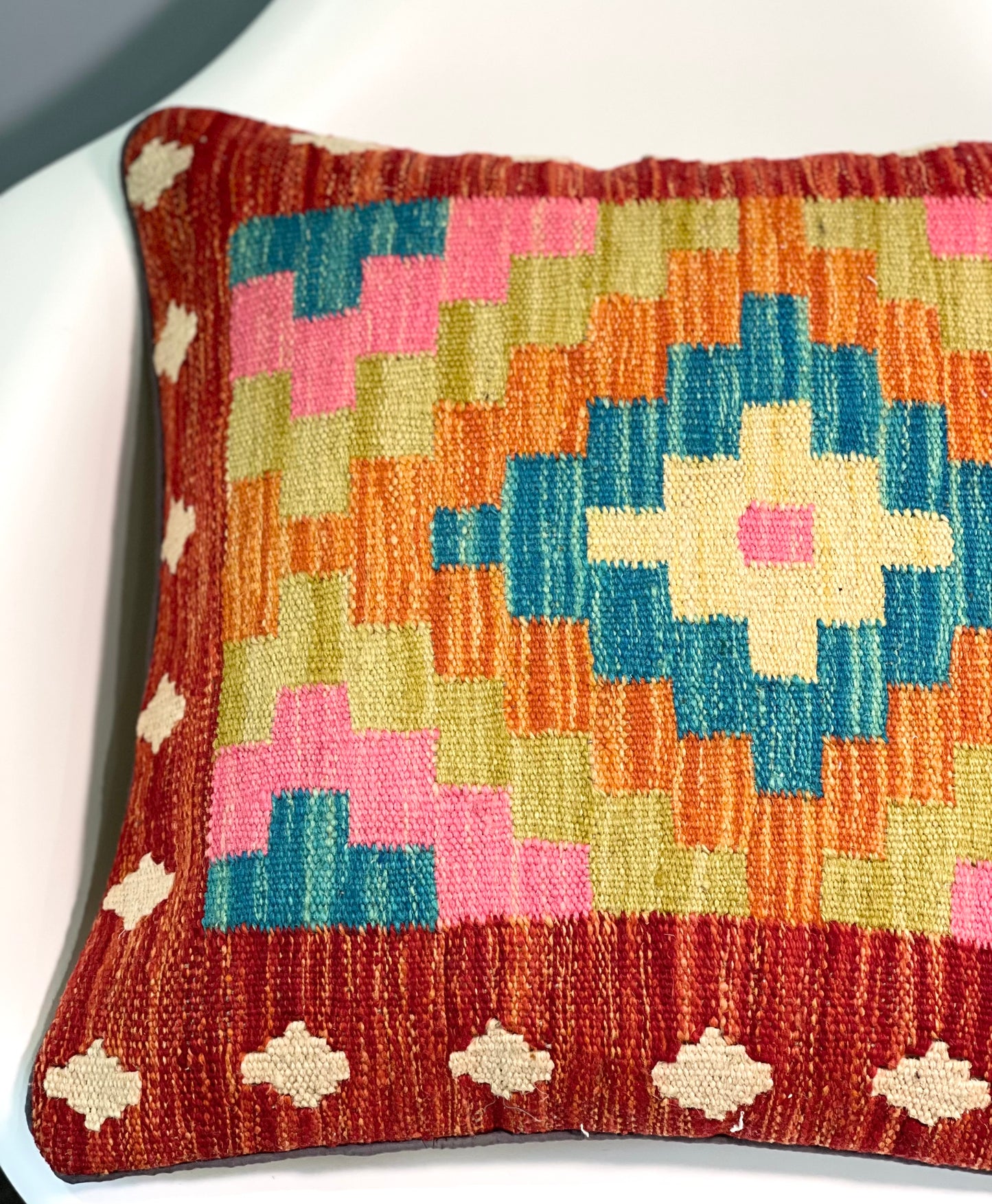 Chobi Kilim Cushion Cover 50 cm x 50 cm ( AF# 306 )