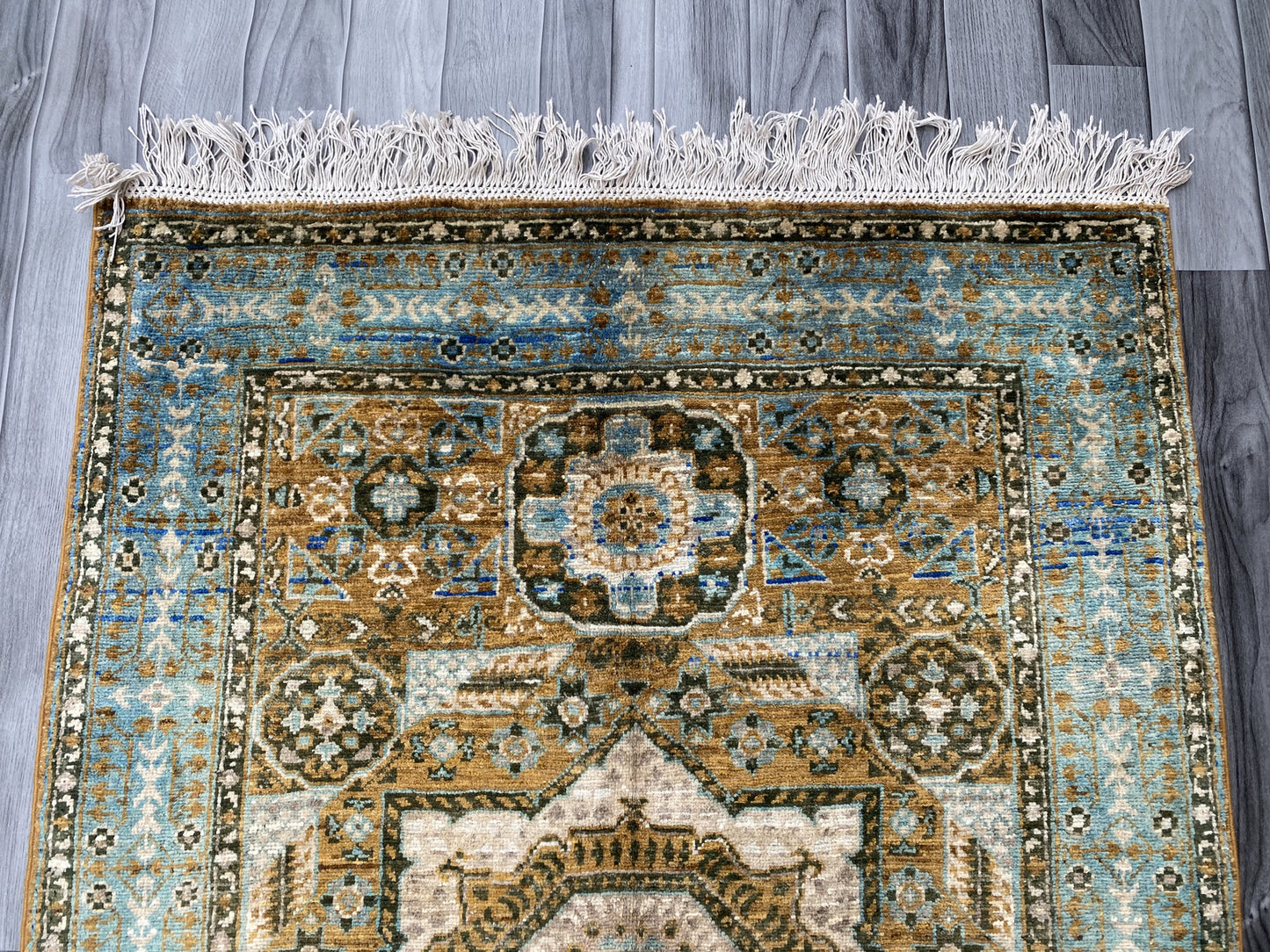 Hand Knotted Chobi Wool Rug | 150 CM x 101 CM SK#394