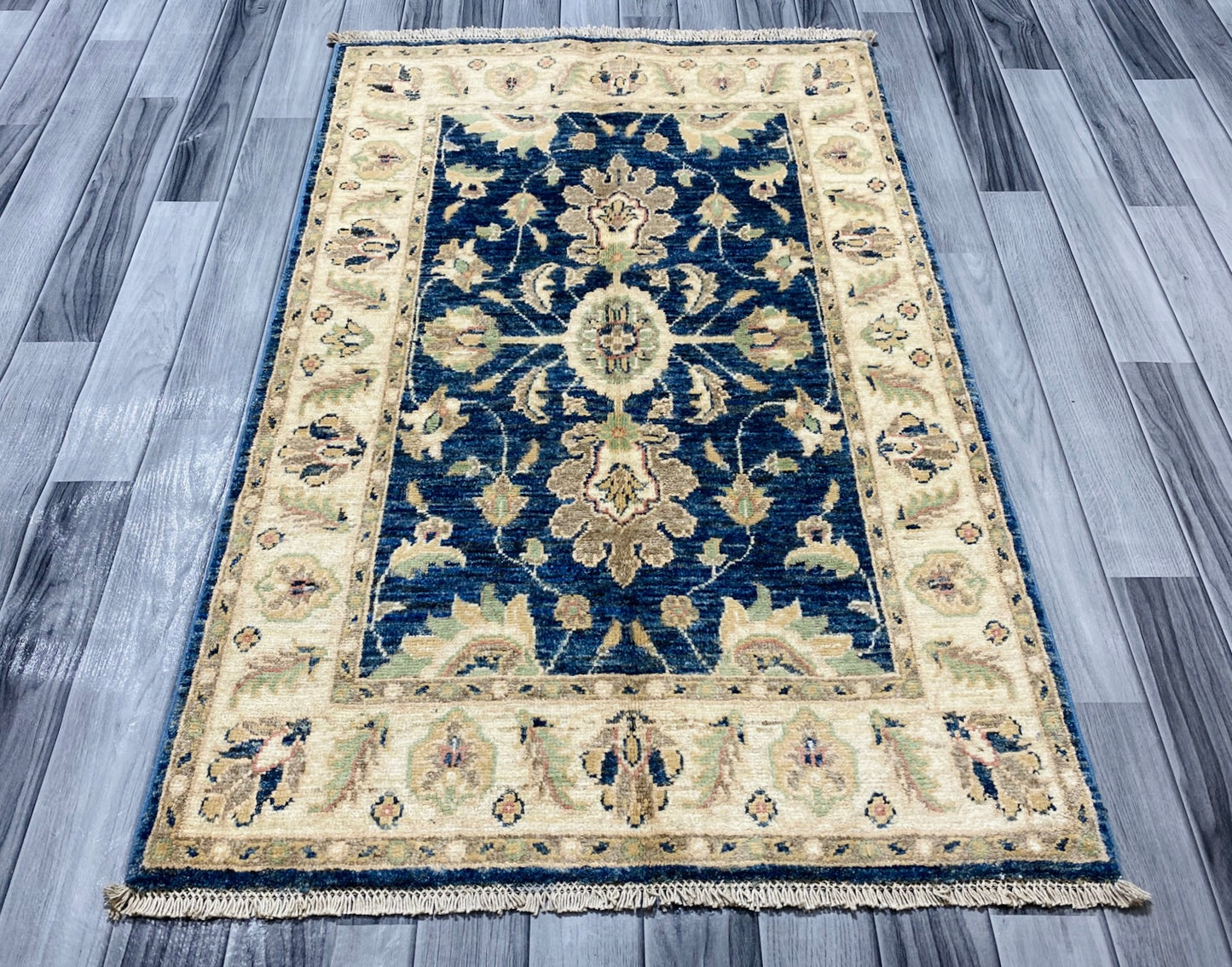 Handmade Fine Quality Chobi Wool Rug  ( 130 CM x 85 CM ) SS#59