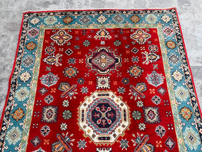 Handmade Traditional Kazak Rug  202 cm x 143 cm KSB#11385