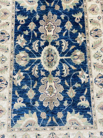 Handmade Fine Quality Chobi Wool Rug  ( 130 CM x 85 CM ) SS#59
