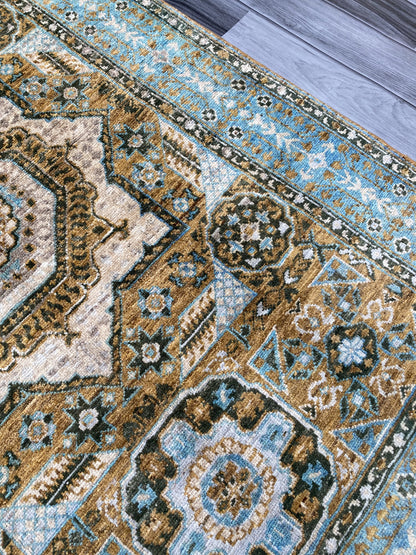 Hand Knotted Chobi Wool Rug | 150 CM x 101 CM SK#394