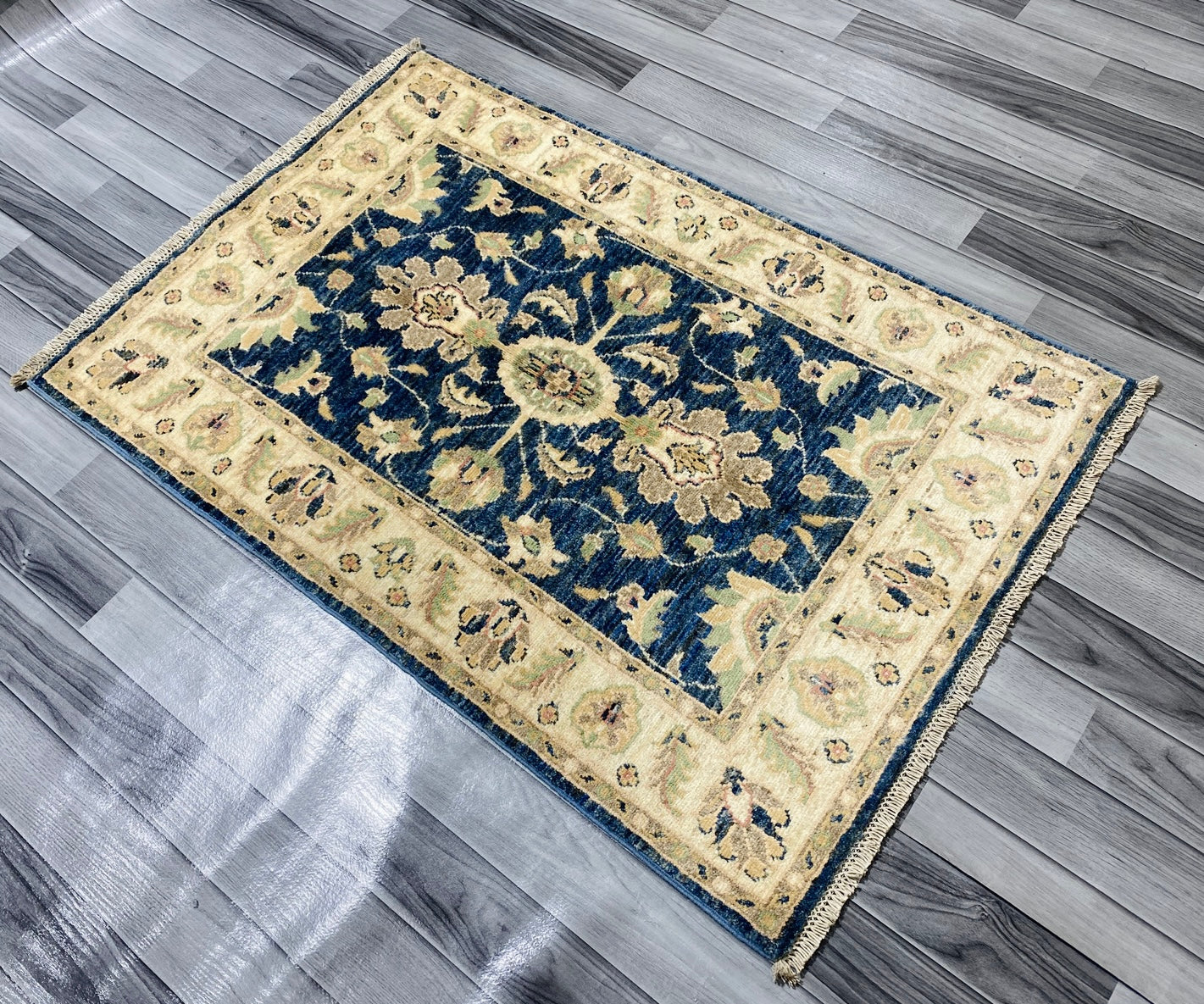 Handmade Fine Quality Chobi Wool Rug  ( 130 CM x 85 CM ) SS#59