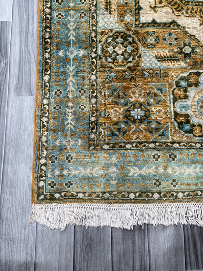 Hand Knotted Chobi Wool Rug | 150 CM x 101 CM SK#394