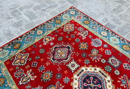 Handmade Traditional Kazak Rug  202 cm x 143 cm KSB#11385