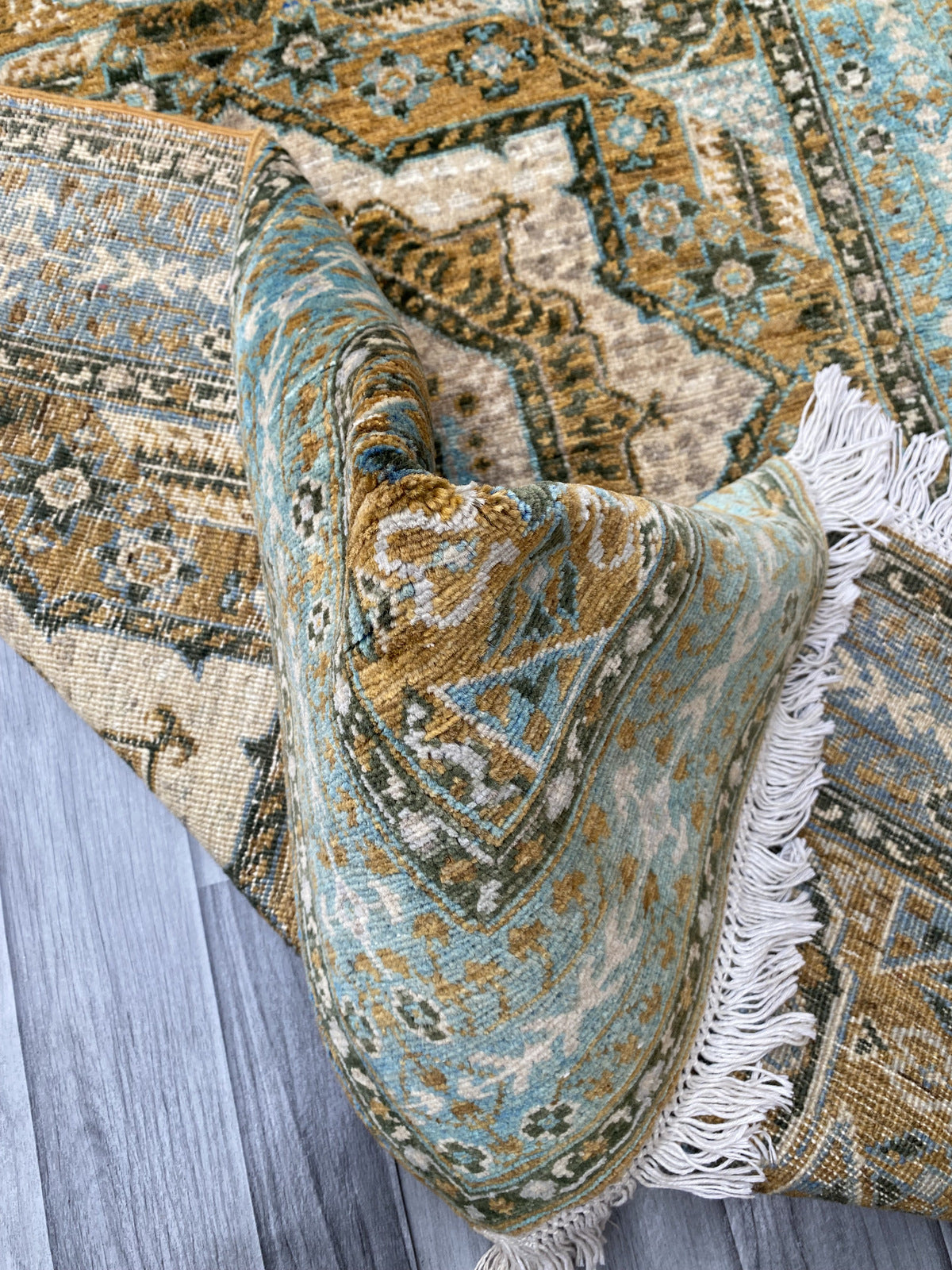 Hand Knotted Chobi Wool Rug | 150 CM x 101 CM SK#394