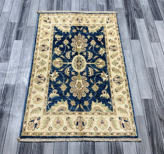 Handmade Fine Quality Chobi Wool Rug  ( 130 CM x 85 CM ) SS#59